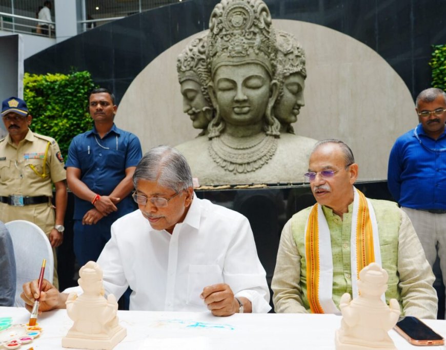पर्यावरणपूरक गणेशोत्सव साजरा करावा मंत्री चंद्रकांत(दादा) पाटील यांचे आवाहन