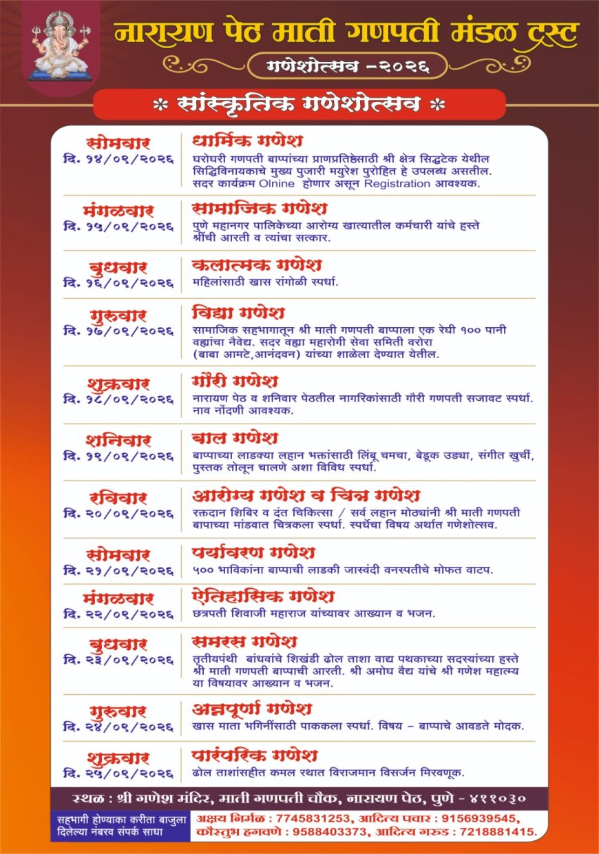 नारायण पेठ माती गणपती मंडळ ट्रस्ट